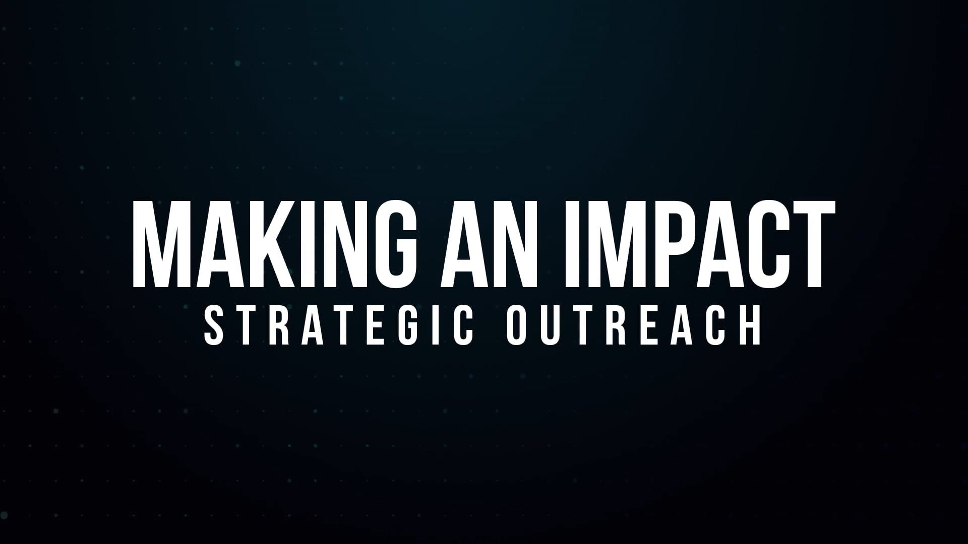 Making An Impact